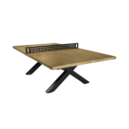 White background Image: Angled view, product image of the JOOLA Berkshire Table Tennis table.