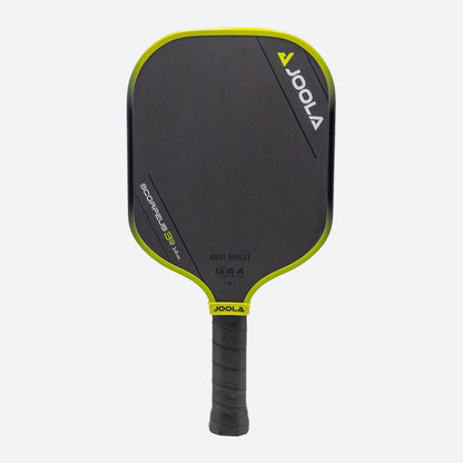 Joola Scorpeus Pro IV Anna Bright 14mm pickleball paddle front view display
