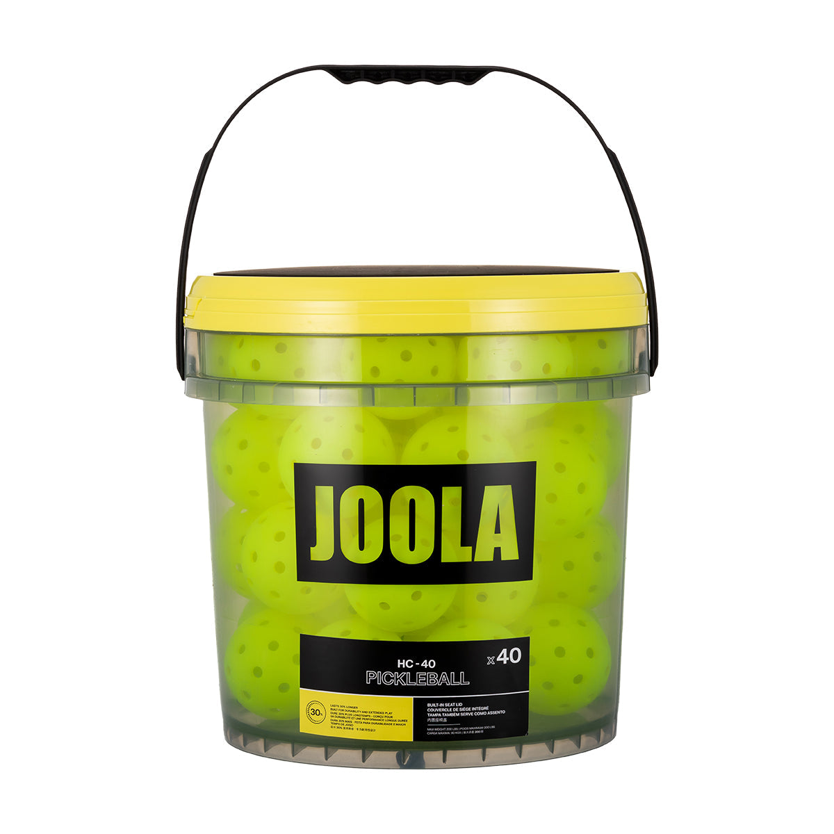 Joola HC 40 Ball Premium Table Tennis Ball product shot with three white balls
