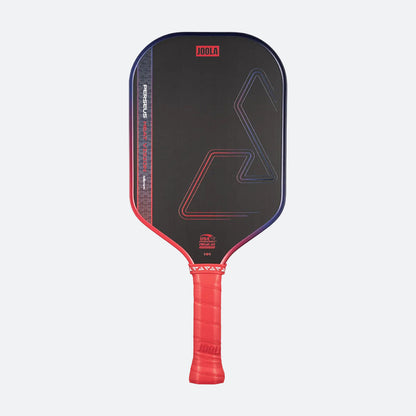 White background, product image of a JOOLA Perseus Heat Vision pickleball paddle.