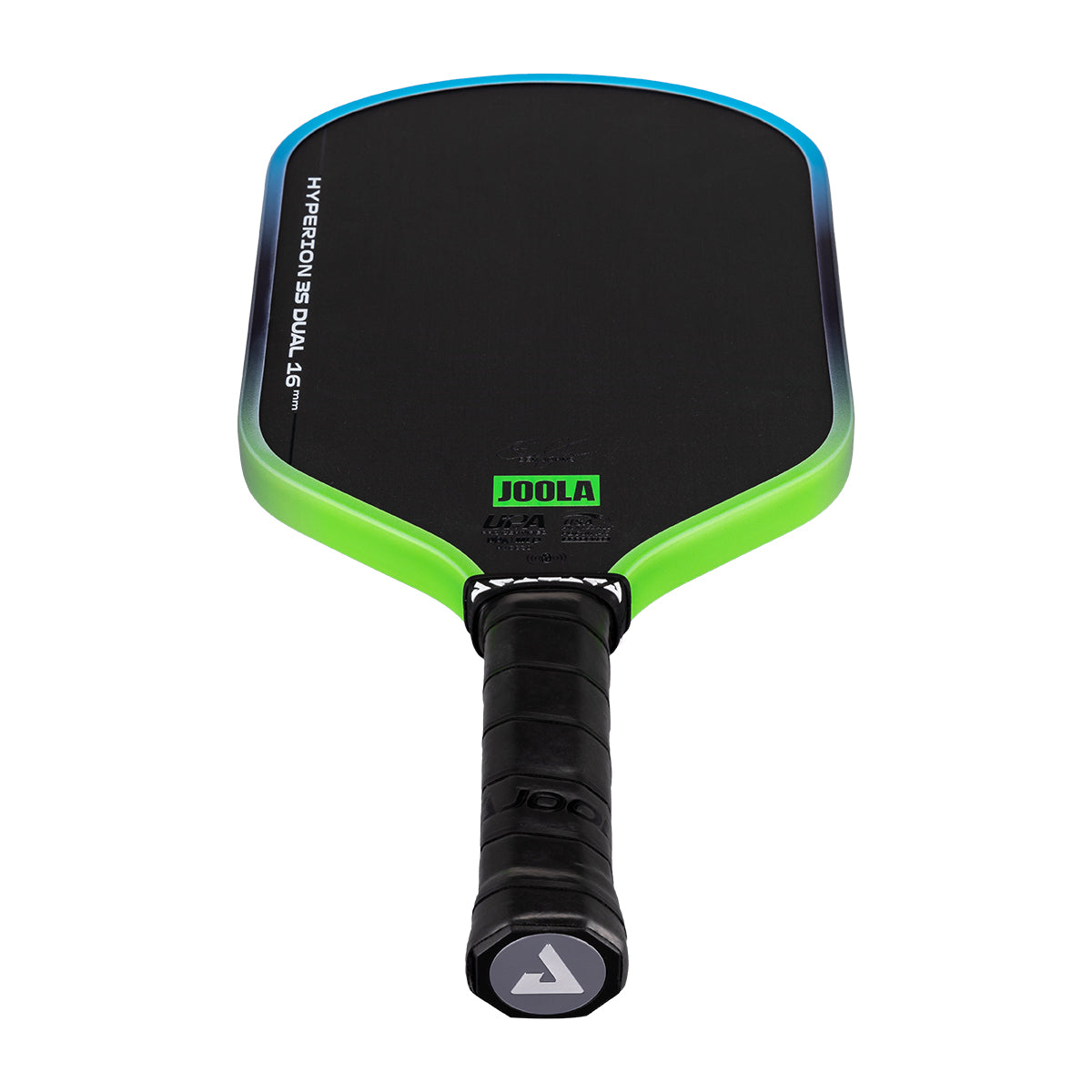 White background, image of the JOOLA Hyperion 3S Dual pickleball paddle.
