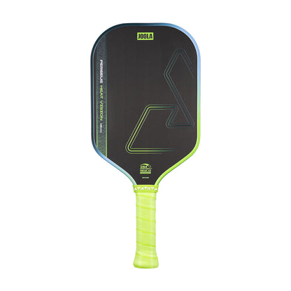 White background, image of the Perseus Heat Vision pickleball paddle.