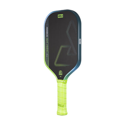 White background, product image of a JOOLA Scorpeus Heat Vision pickleball paddle.
