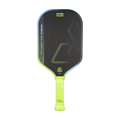 White background, product image of a JOOLA Perseus Heat Vision pickleball paddle.