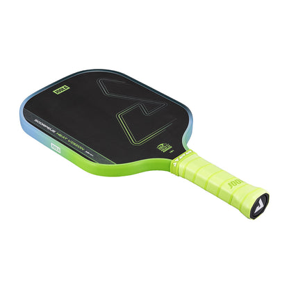 White background, product image of a JOOLA Scorpeus Heat Vision pickleball paddle.