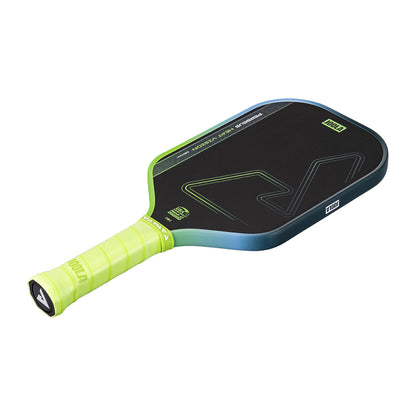 White background, product image of a JOOLA Perseus Heat Vision pickleball paddle.