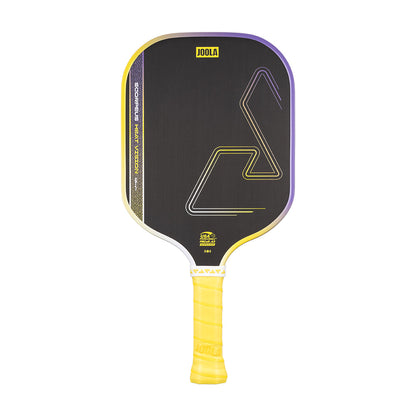 White background, product image of the JOOLA Scorpeus Heat Vision pickleball paddle.