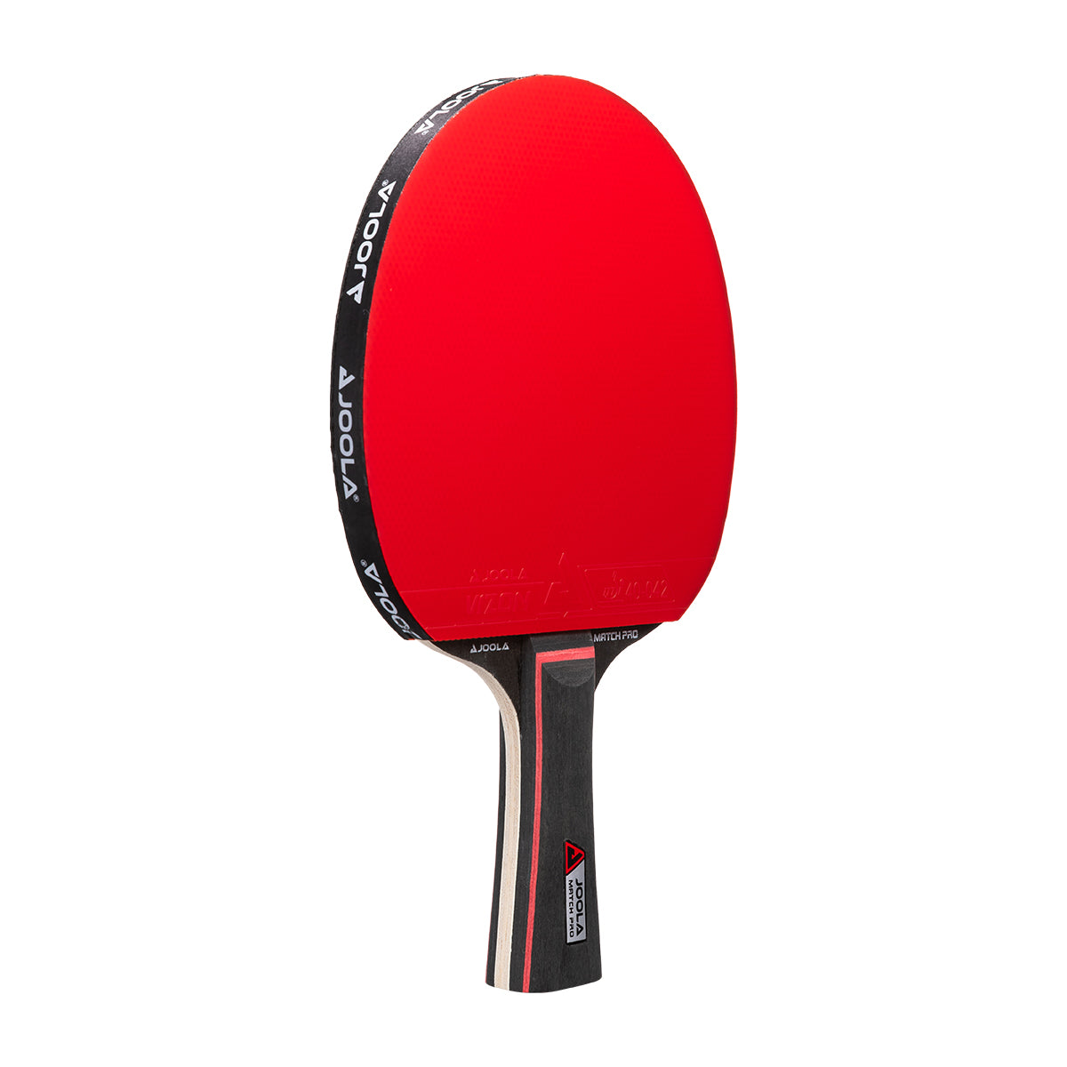 Joola Match Pro Table Tennis Racket front view red paddle hero shot