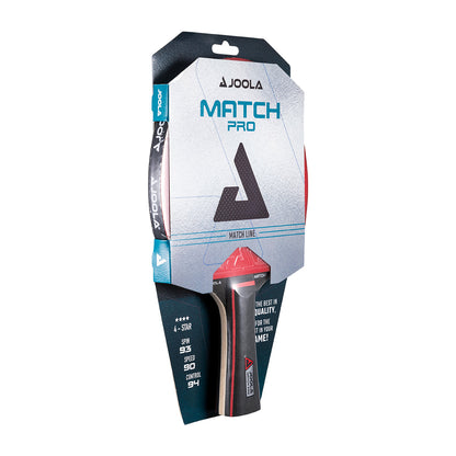 Joola Match Pro Table Tennis Racket front view package display right angle