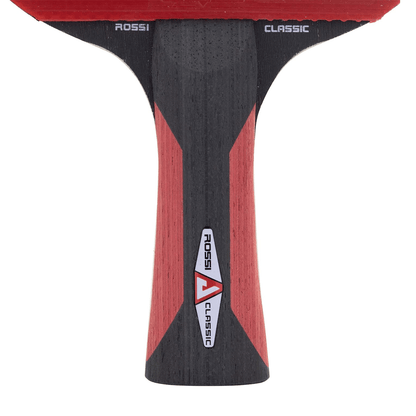 White Background Image: Close up of the JOOLA Rosskopf Classic Table Tennis Racket.