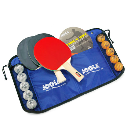Joola Family Table Tennis Rackets Balls Set with Case complete bundle in carrying case
