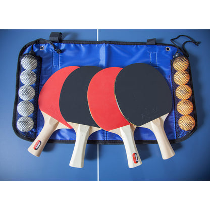 Joola Family Table Tennis Rackets Balls Set with Case complete kit contents displayed