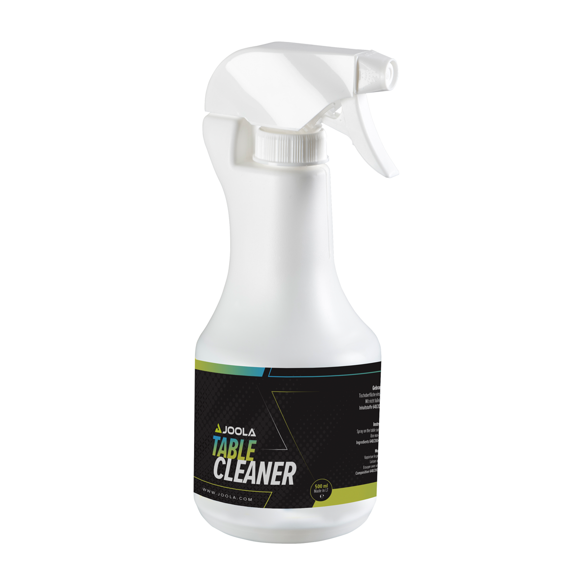 Product Image of a bottle of JOOLA table tennis table cleaner.
