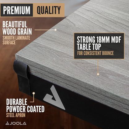Joola Brighton X 2-in-1 dining table tennis table hero shot showing full product design