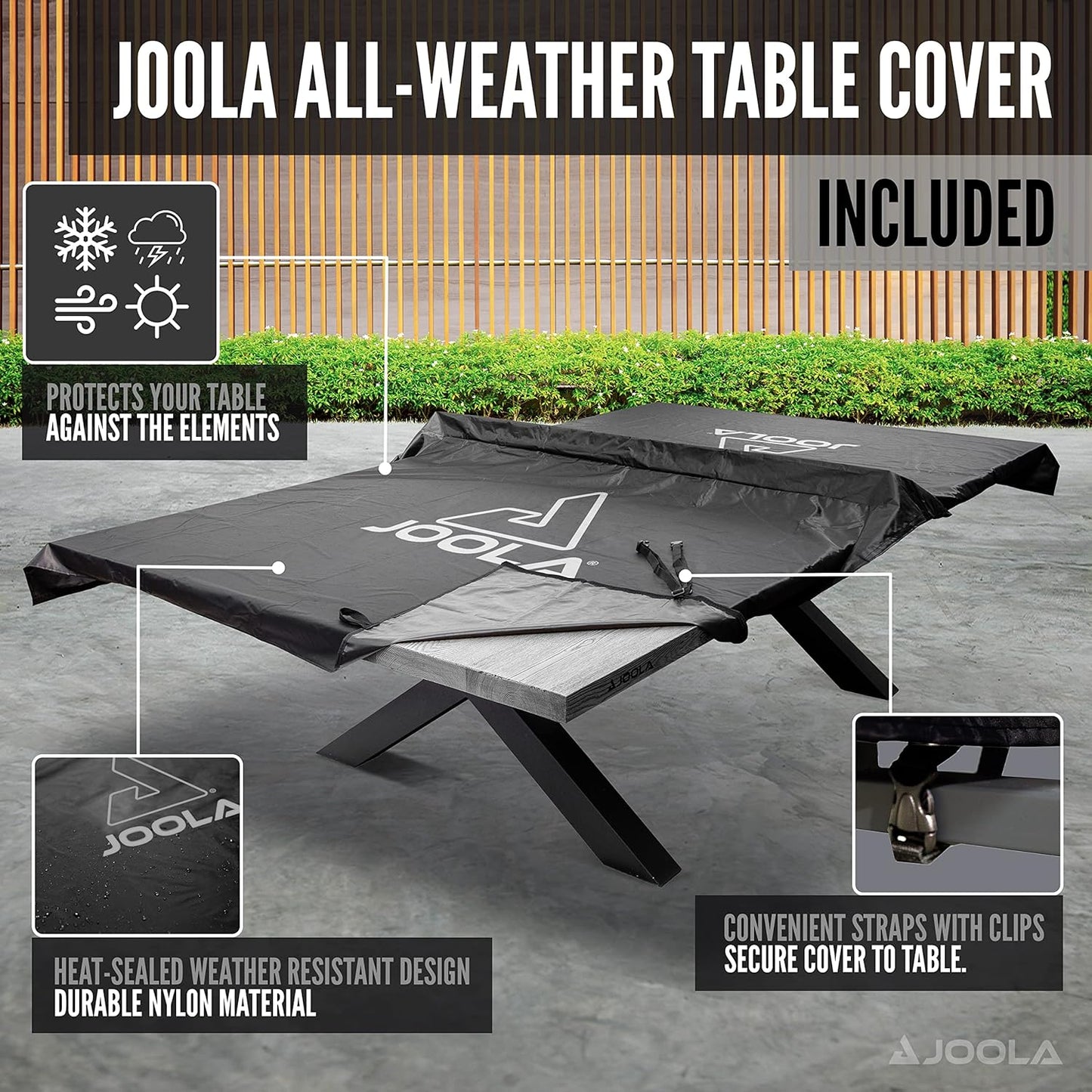 Joola Berkshire Gray Table Tennis Table indoor outdoor play surface