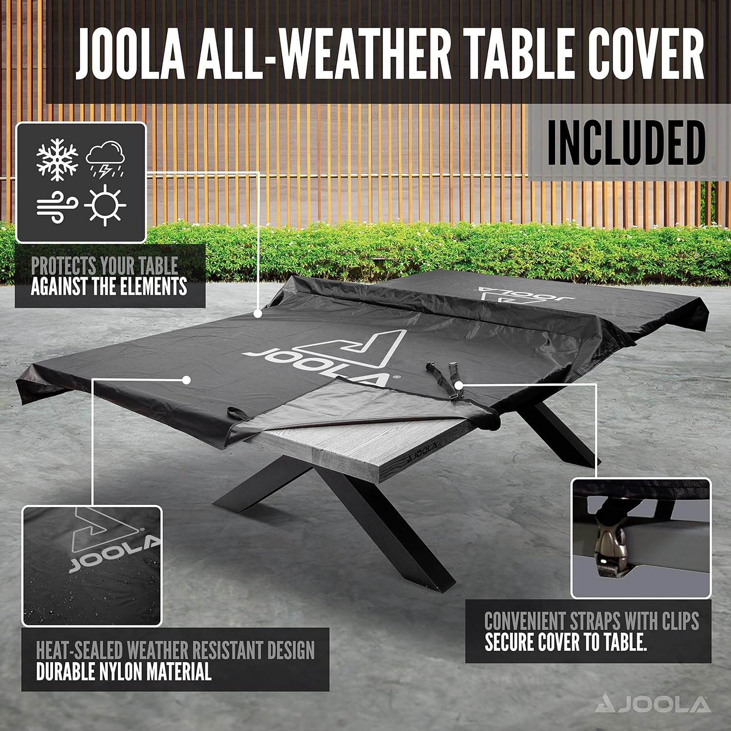 Joola Berkshire Gray Table Tennis Table indoor outdoor play surface