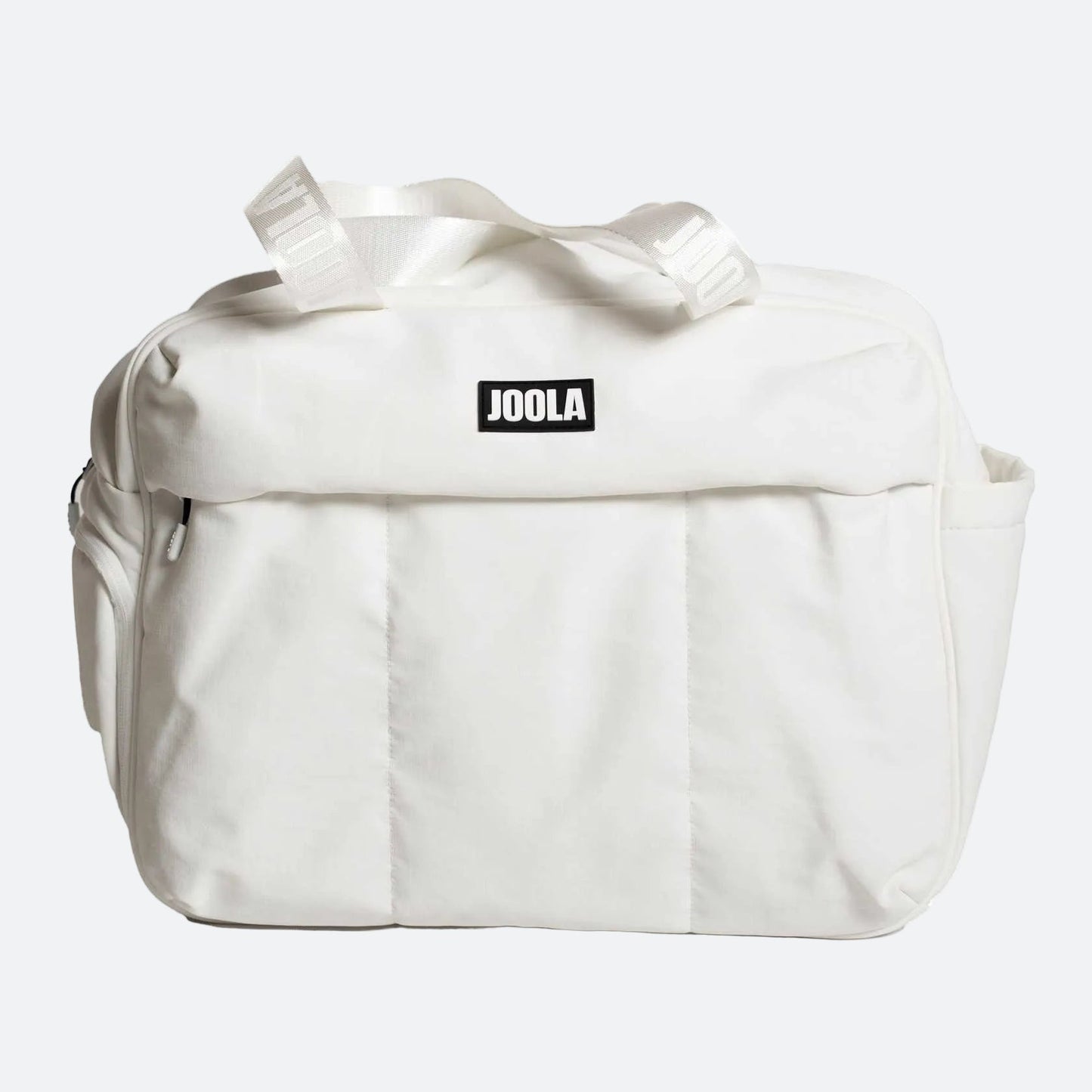 White bag with 'JOOLA' logo on a white background