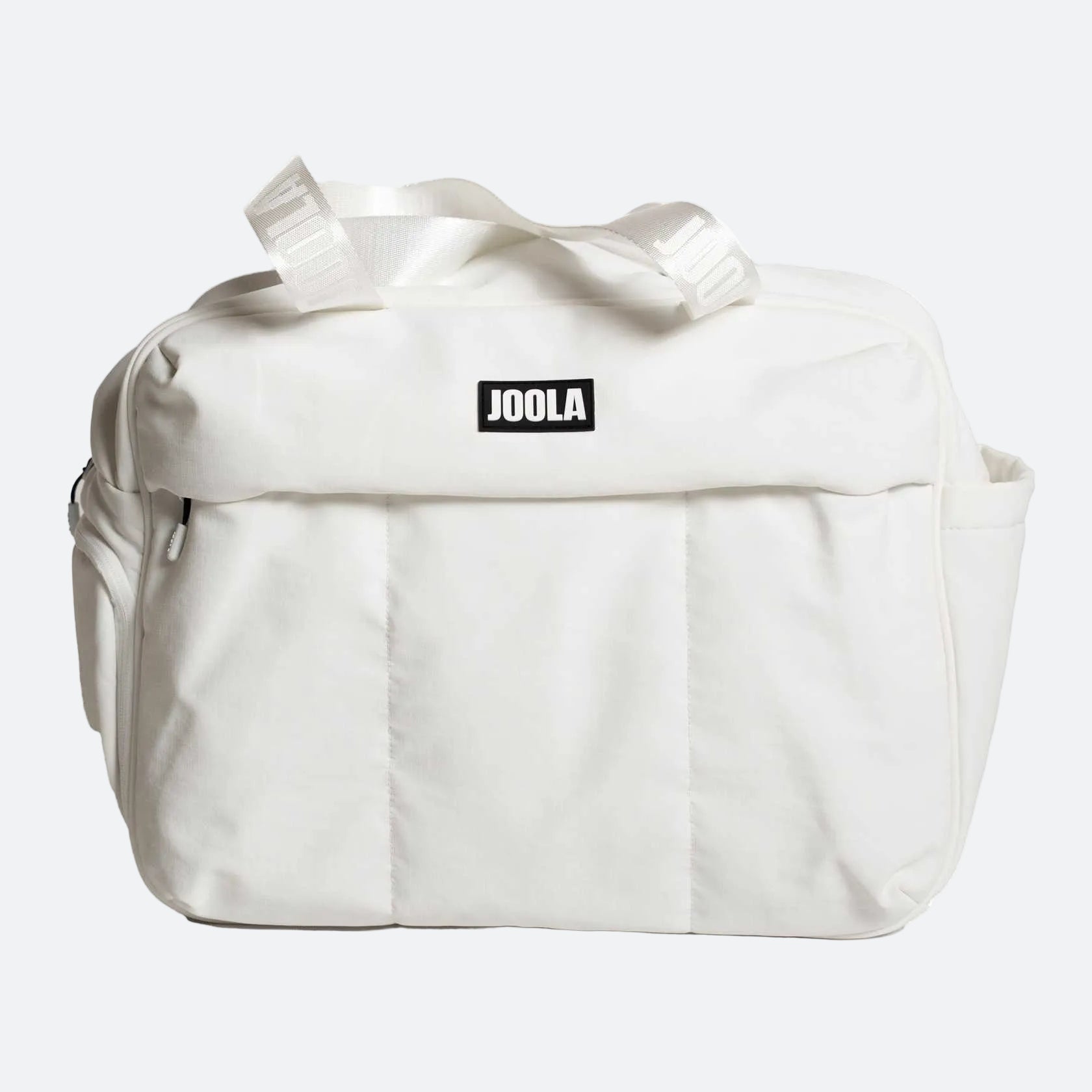 White bag with 'JOOLA' logo on a white background