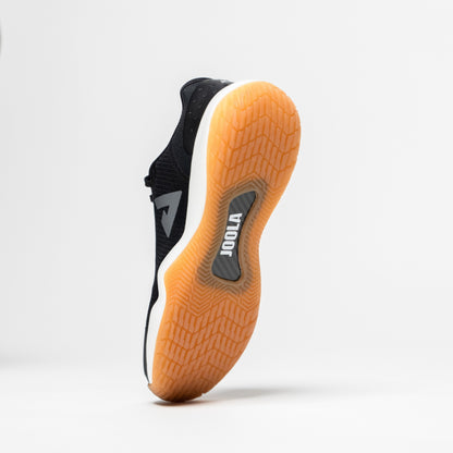 White background, image showing the gum sole with JOOLA branded carbon fiber shank.