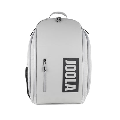 Gray JOOLA Vision II backpack on a white background.