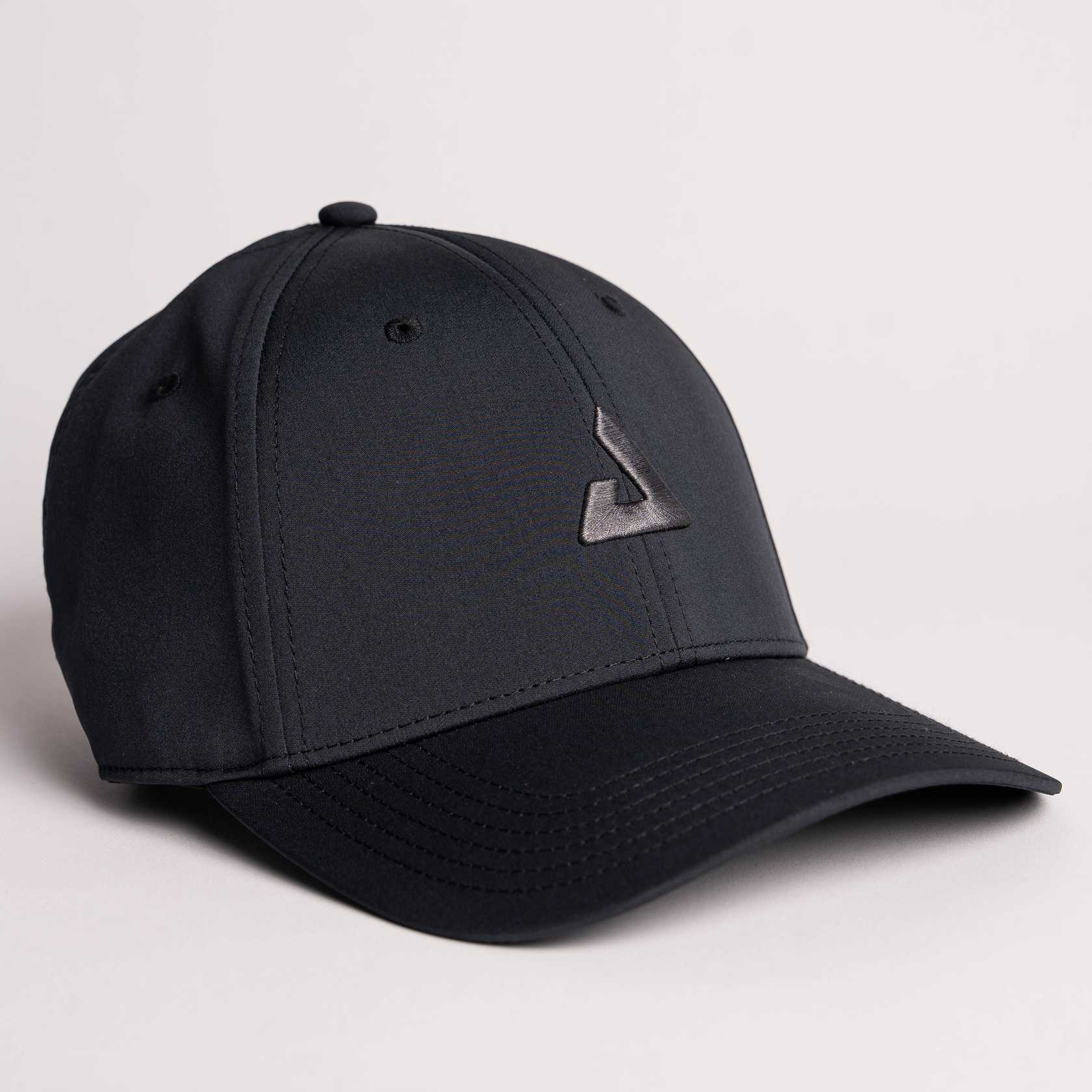 White background, JOOLA Essential Cap, black.