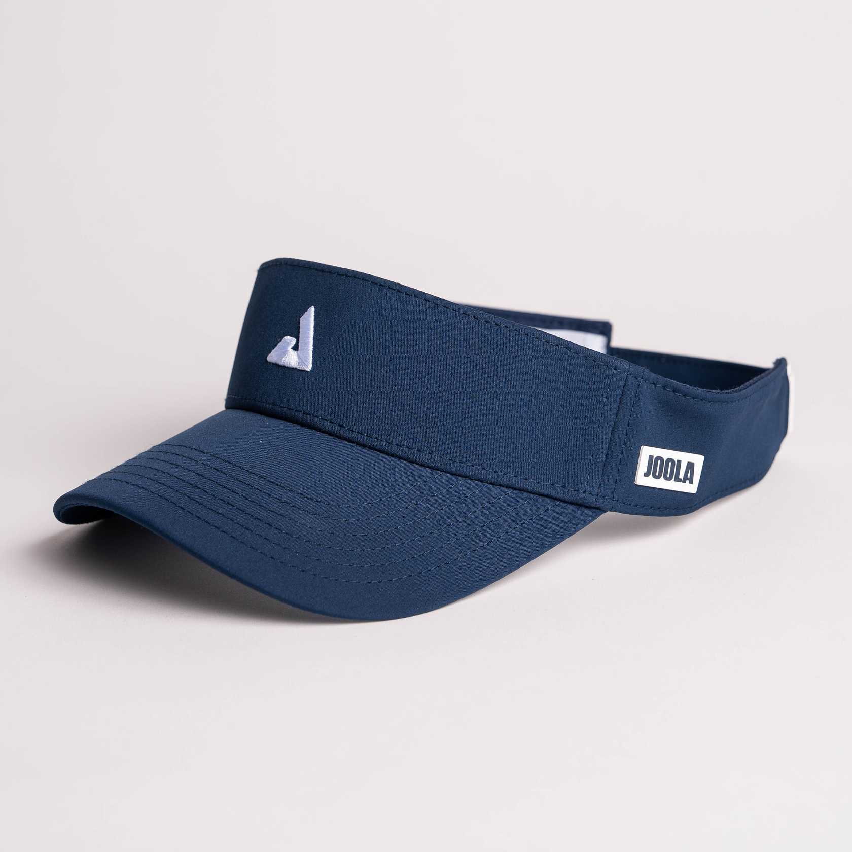 White background, image of a JOOLA Essential Visor, Navy.