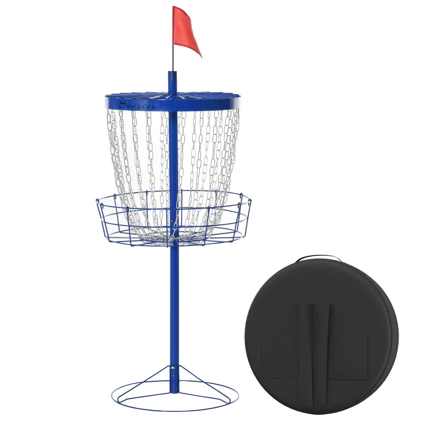 Disc Golf Basket Target with Travel Bag, 24-Chain