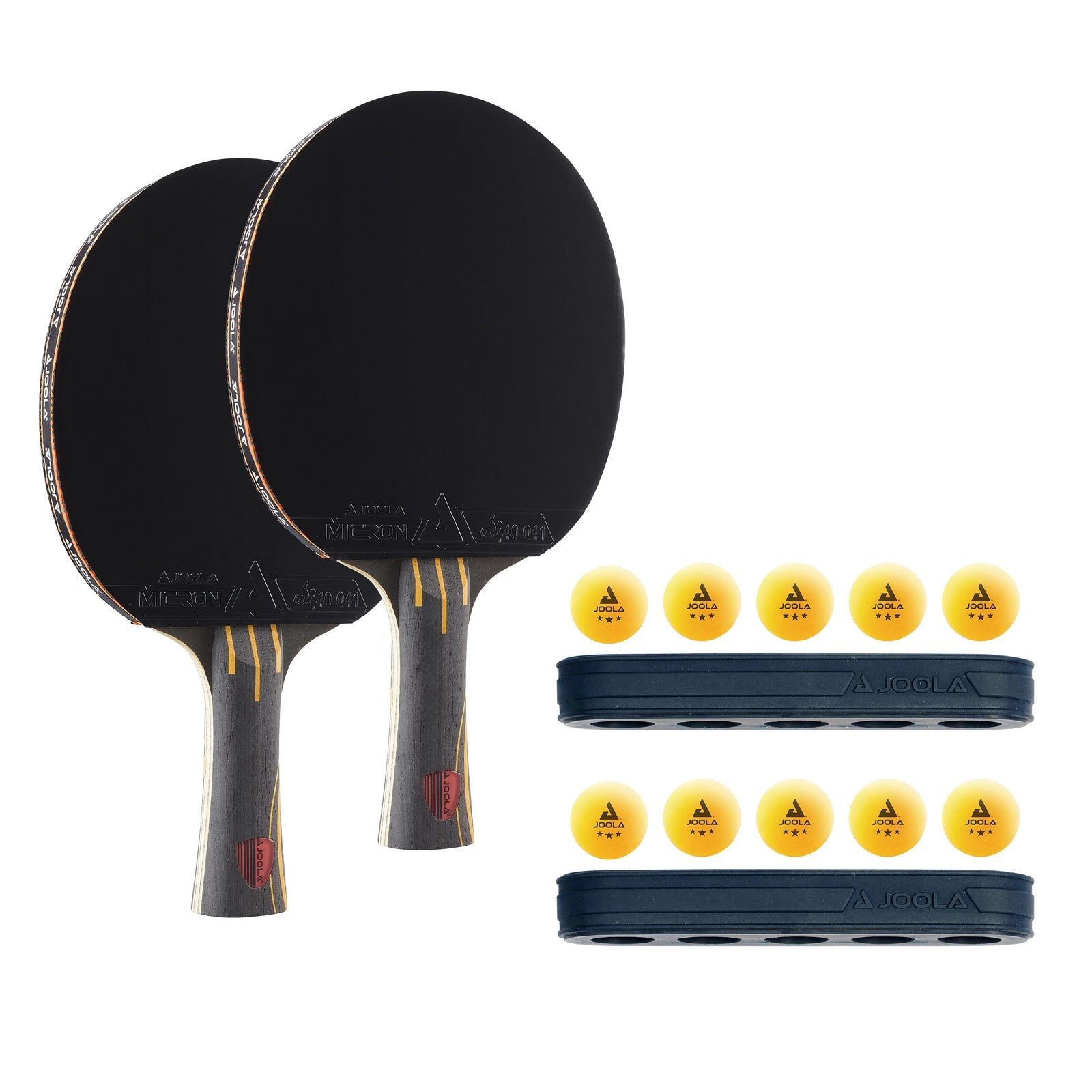 Joola Pro Performance Racket and Ball Set 2 with ball holder bundle display