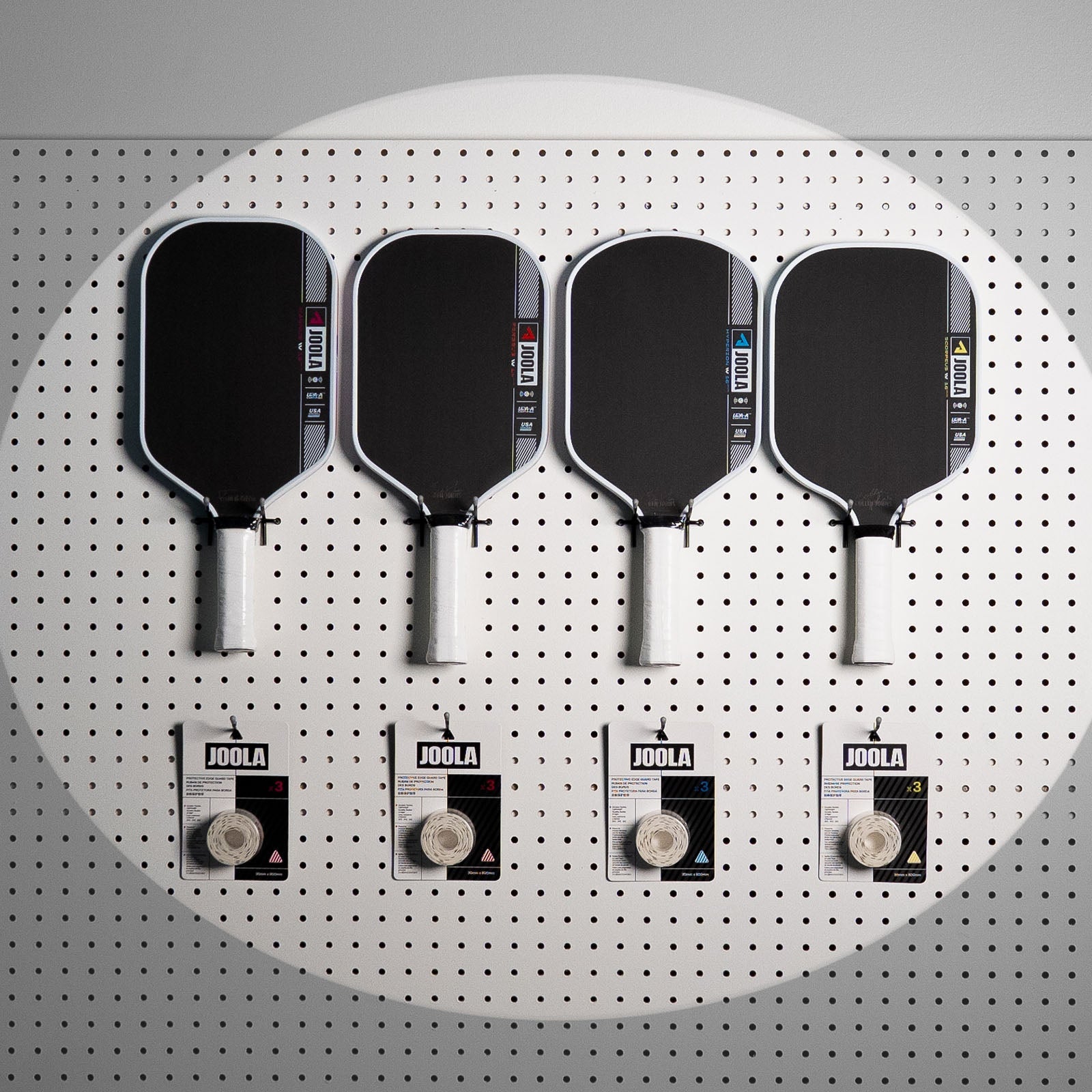 Joola Pickleball Edge Guard Tape SS25 paddle protection product detail shot showing tape application