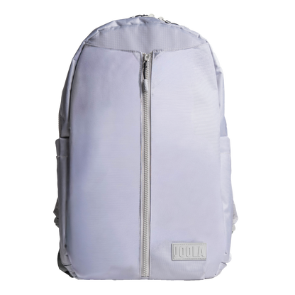 Light purple JOOLA Everyday backpack with a zipper on a white background