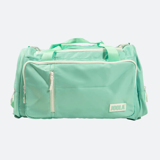 White background, product image of the JOOLA duffle bag.