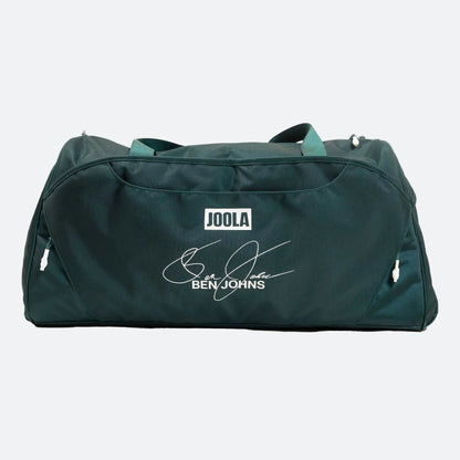 White background, product image of a green JOOLA Ben's Bag duffel bag.