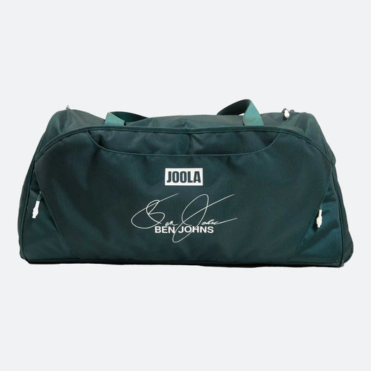 White background, product image of a green JOOLA Ben's Bag duffel bag.