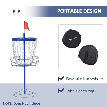 Disc Golf Basket Target with Travel Bag, 24-Chain