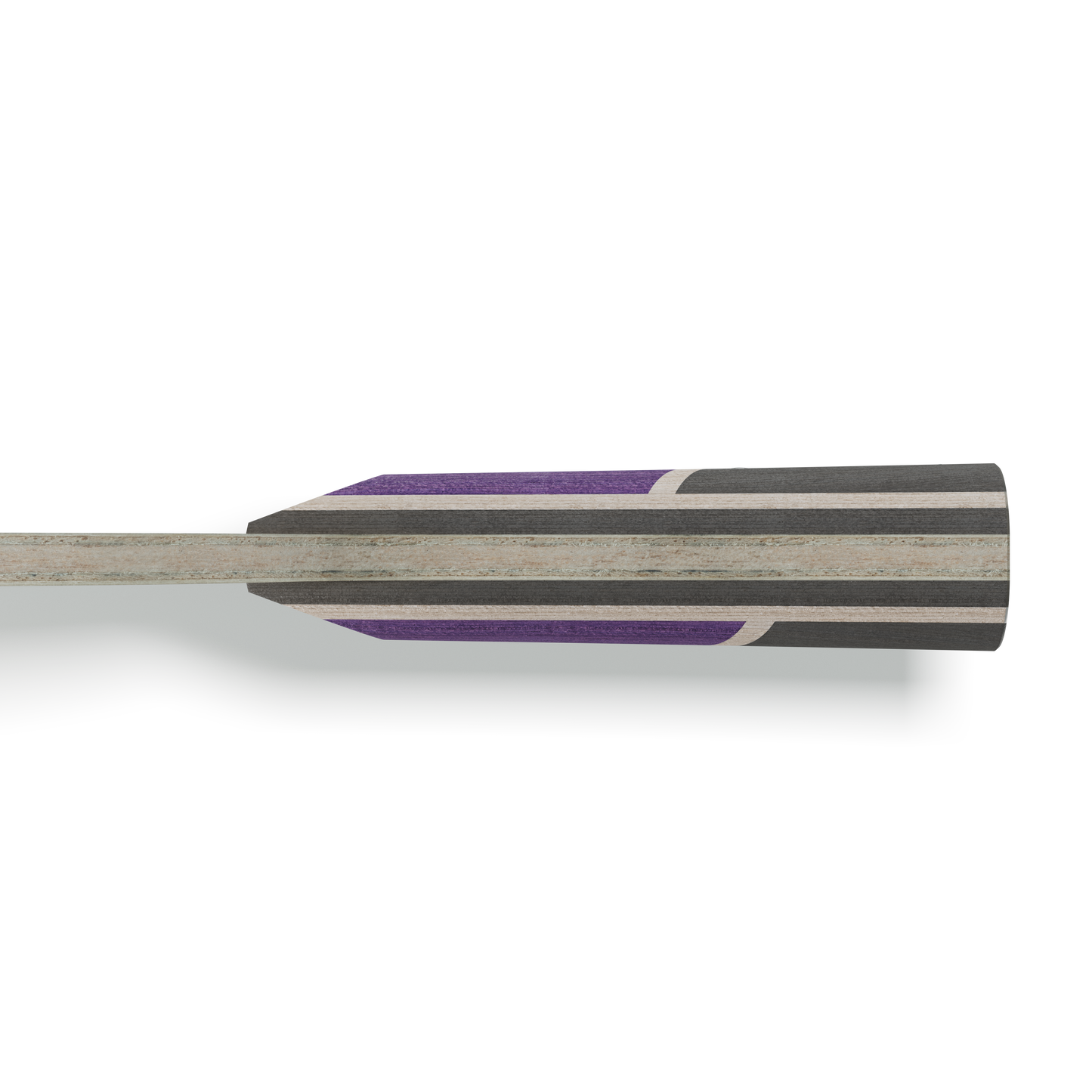 Close up of the side of a table tennis handle on the JOOLA PRO line IAC table tennis blade.