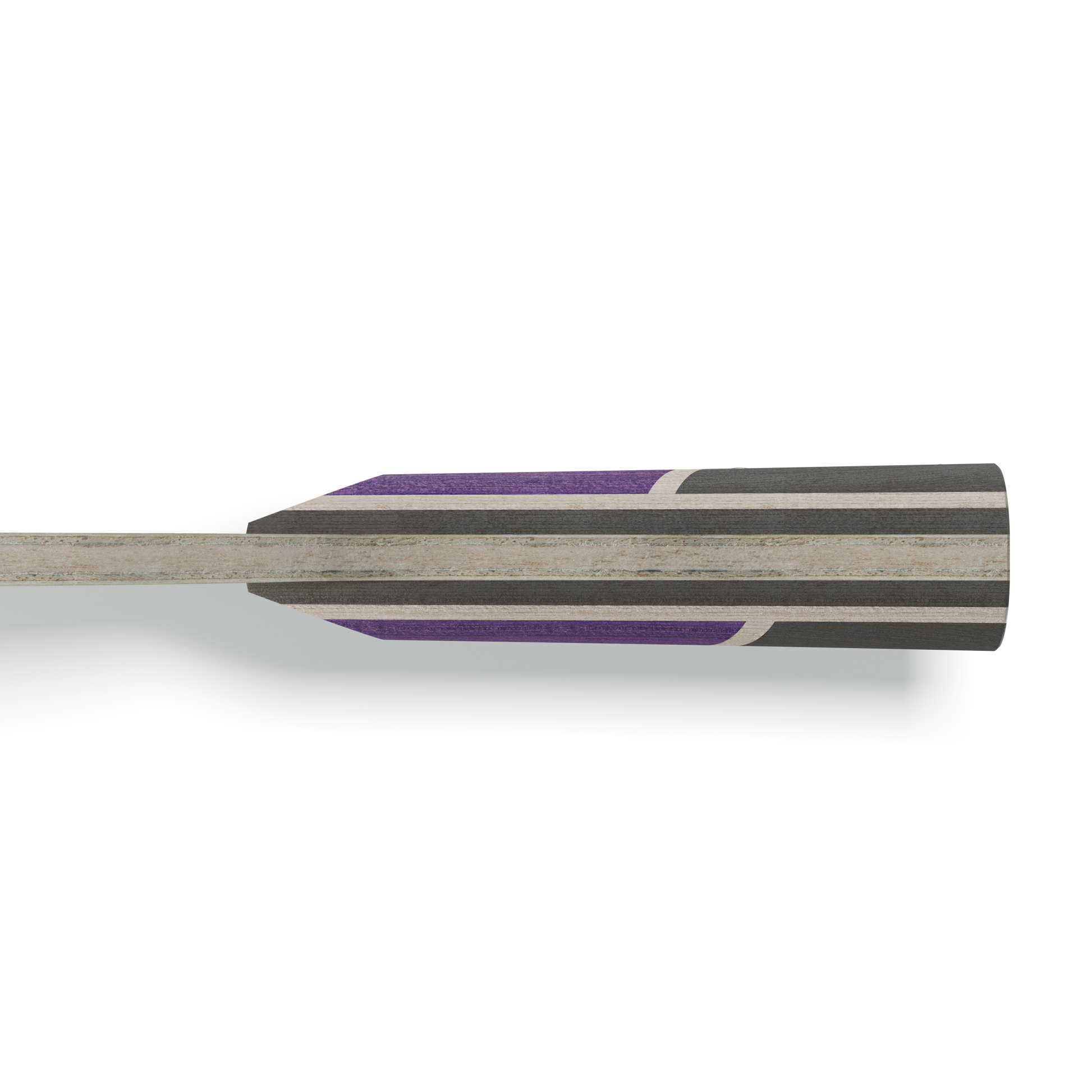 Close up of the side of a table tennis handle on the JOOLA PRO line IAC table tennis blade.