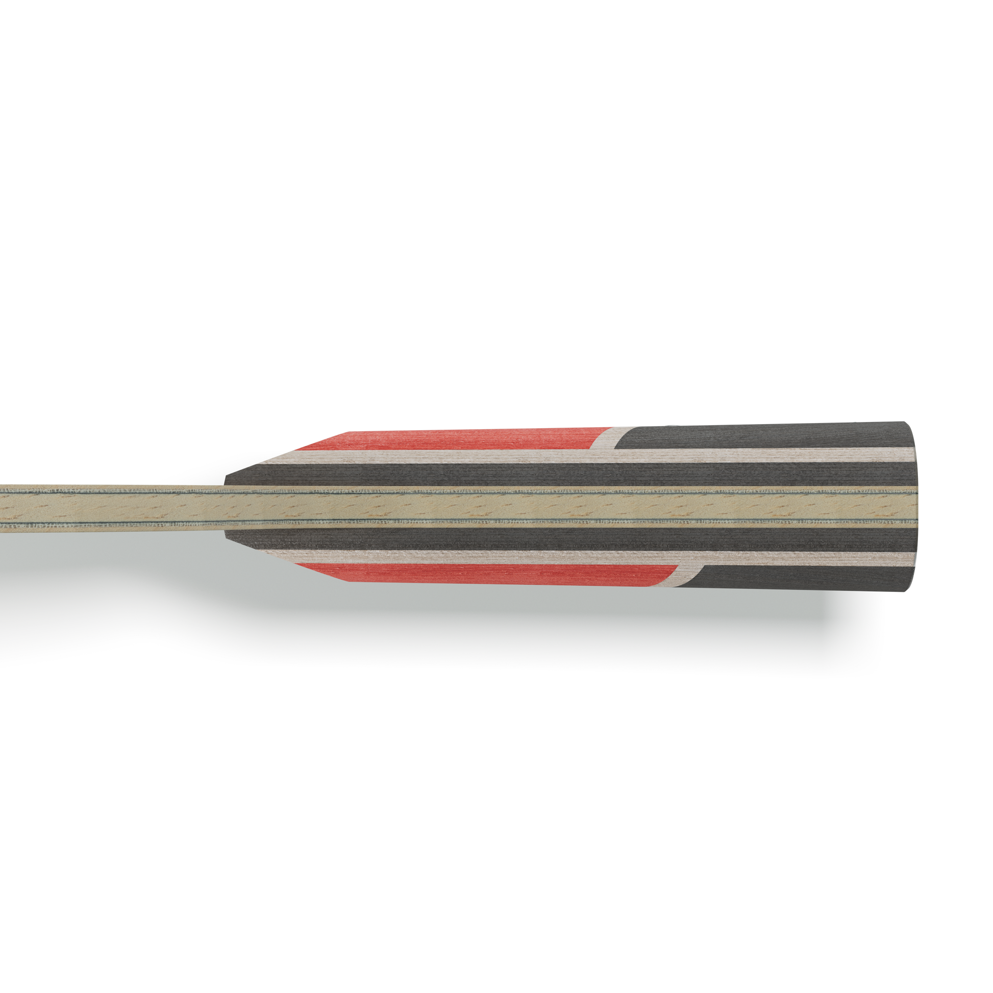 Close up of the handle on a JOOLA Pro Line One table tennis blade.