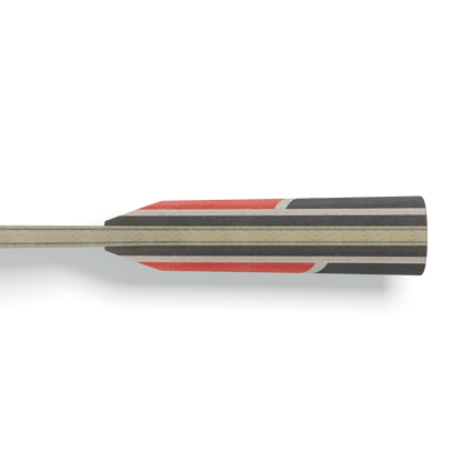Close up of the handle on a JOOLA Pro Line One table tennis blade.