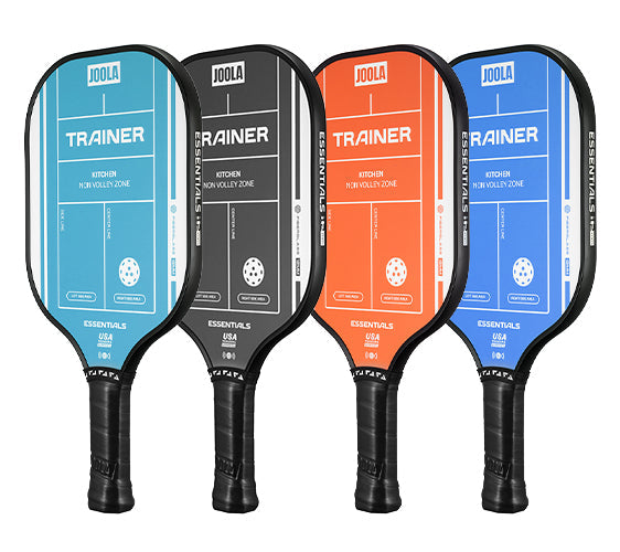 Joola Pickleball Trainer Set displayed from the side showing paddles and training equipment