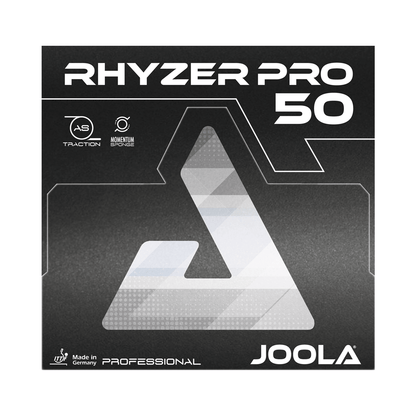 Image of a package of JOOLA Rhyzer Pro Table tennis rubber.
