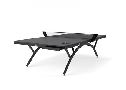 Killerspin’s SVR BlackWing - Indoor Table All Black with White Blank Background 