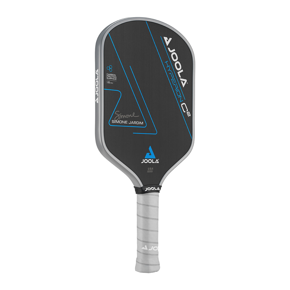Joola Simone Jardim Hyperion C2 CFS 16 pickleball paddle hero shot front view