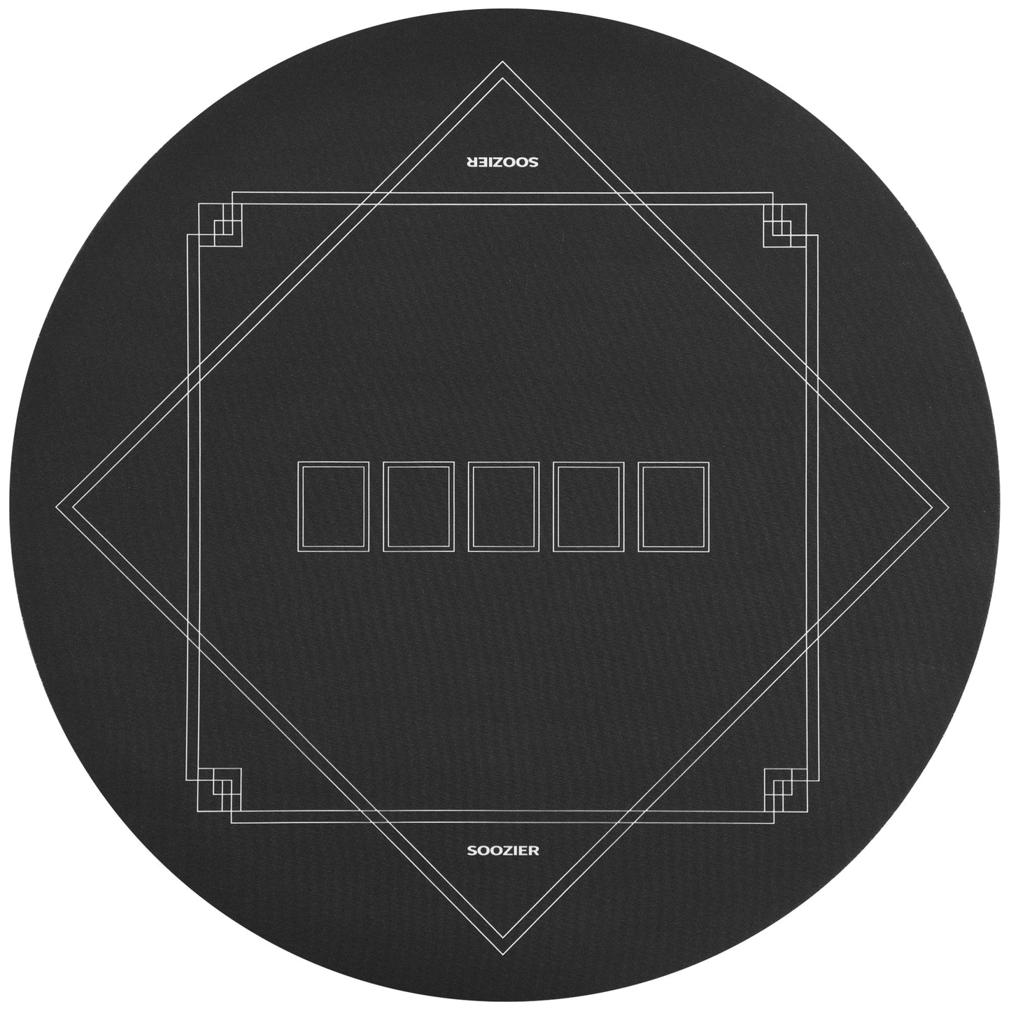 Folding Poker Table Mat - Non-Slip Texas Hold'em Topper