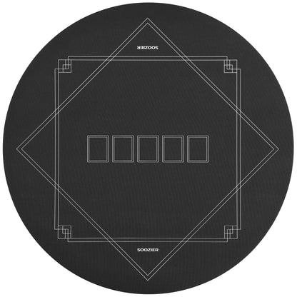Folding Poker Table Mat - Non-Slip Texas Hold'em Topper