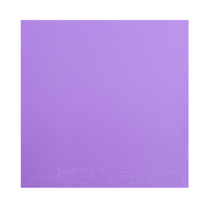 White Background Image: Product image of the dynaryz AGR table tennis rubber. #Purple