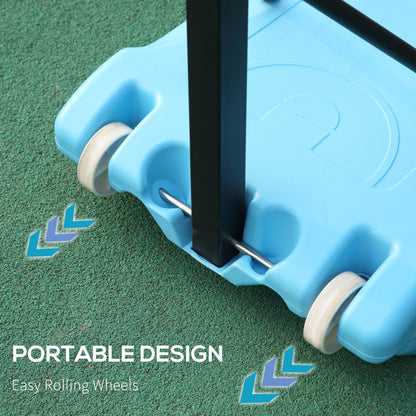 Poolside Basketball Hoop Stand, Adjustable Height, Portable Base