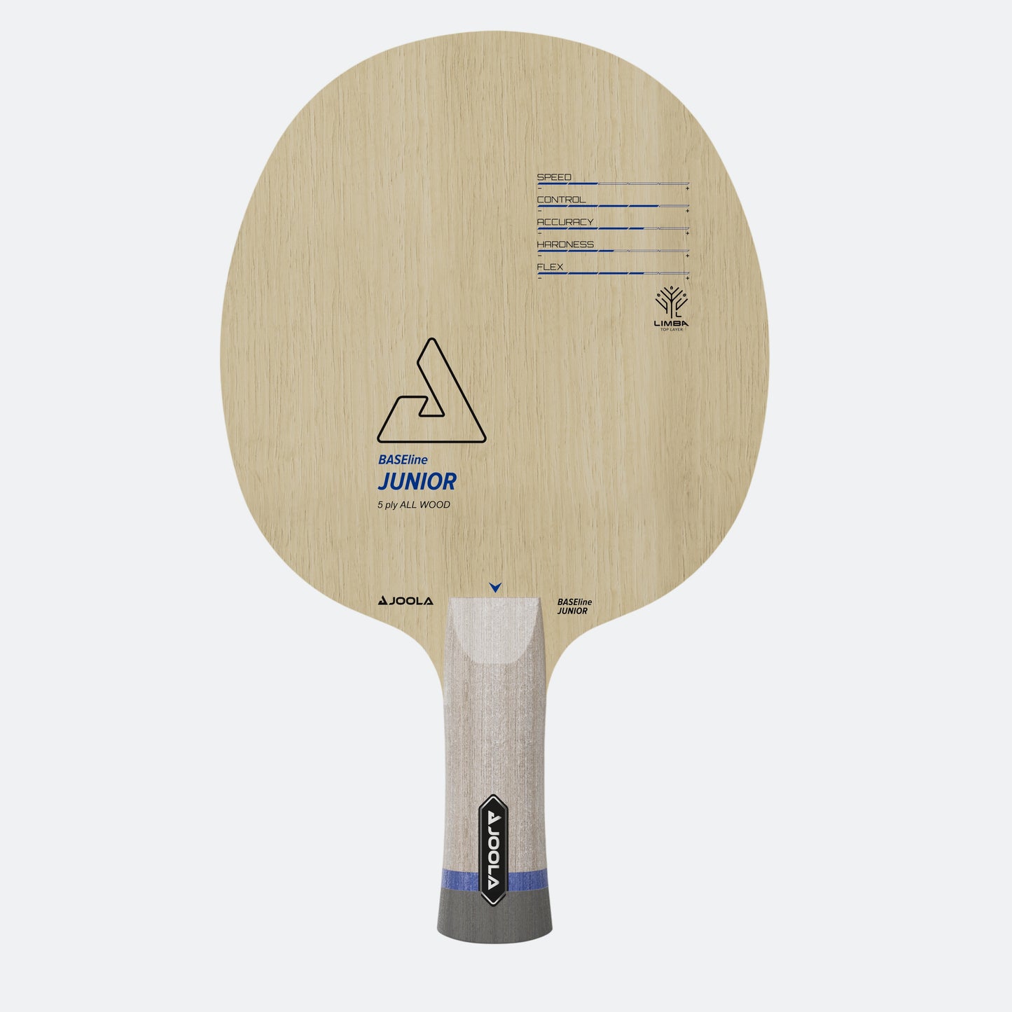 JOOLA BASEline Junior Table tennis paddle with brand logo on a white background.