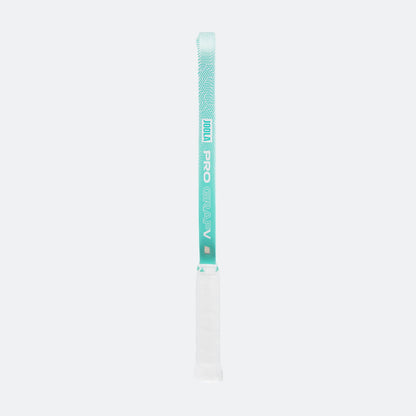 White background, product image showing the Teal edge gauard on the JOOLA Graf Pro V.