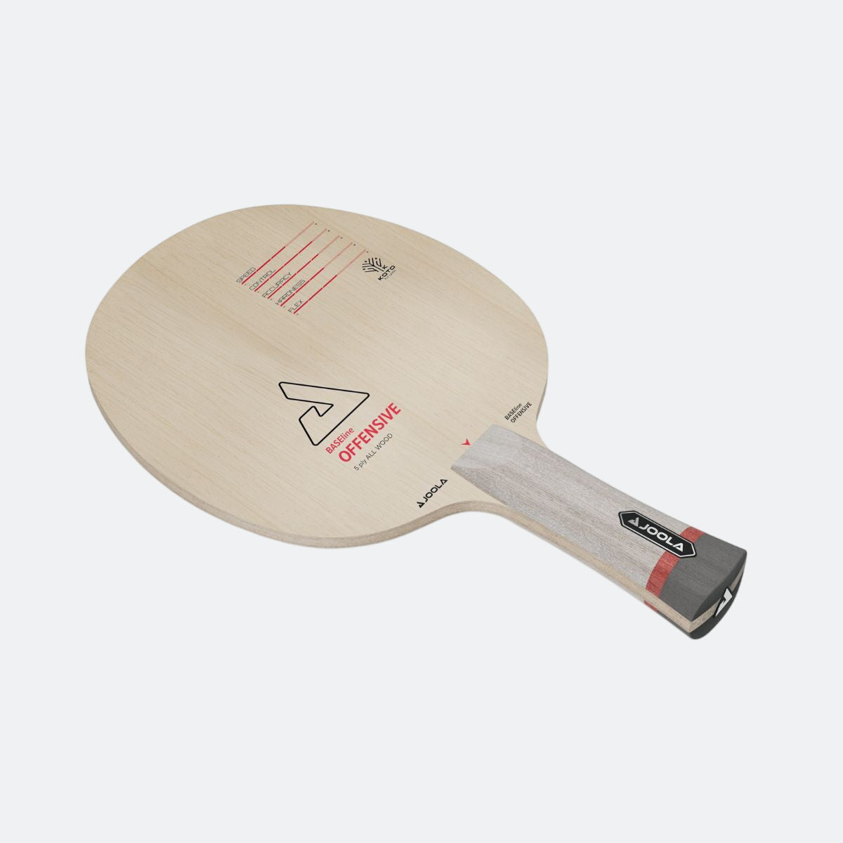JOOLA BASEline Offensive Table tennis racket with brand logo on a white background.