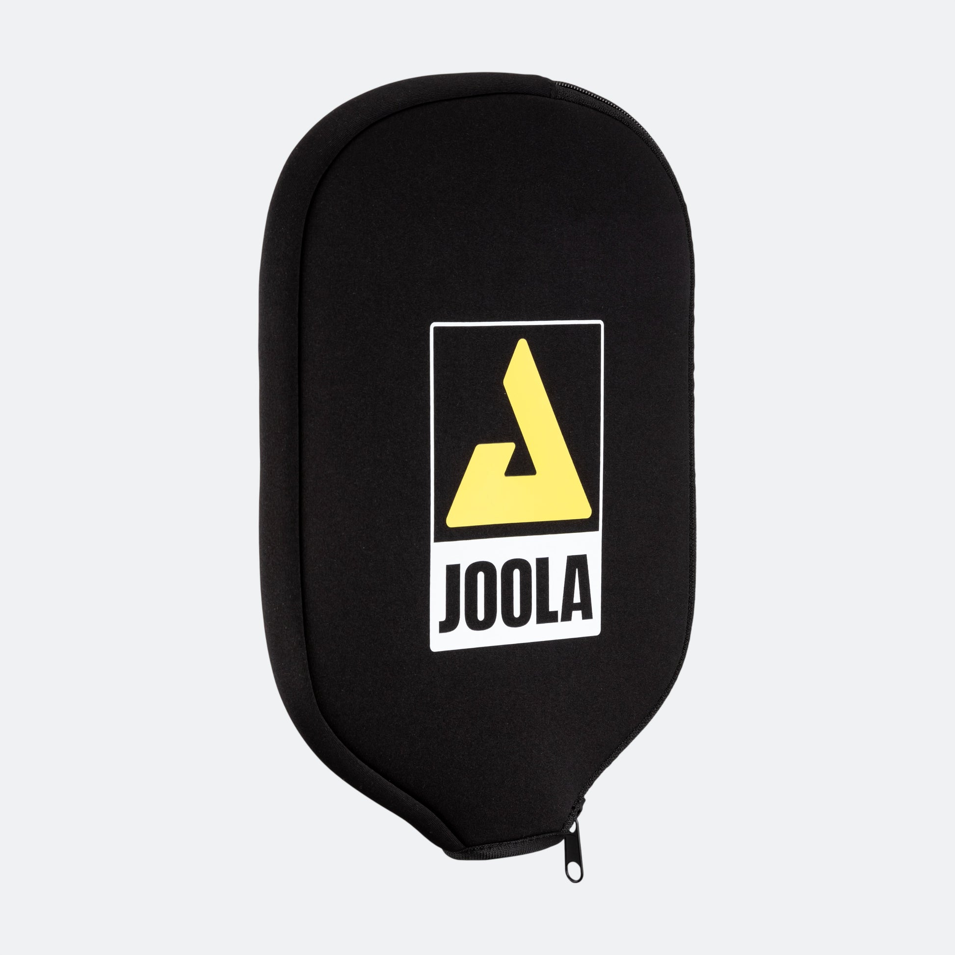 Black paddle cover with JOOLA logo on a white background.